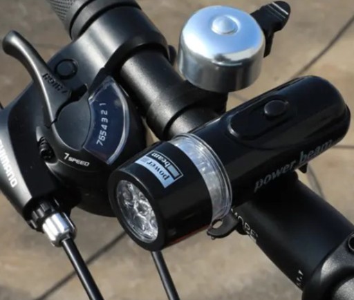 Svetlo na bicykel PREDNÉ ZADNÉ LED svetlo na riadidlá bicykla VÝKONNÉ na batérie
