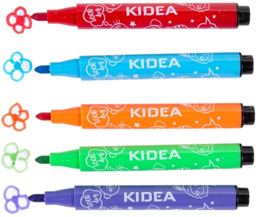 KIDEA HRUBÉ VÝLETY, JUMBO ZNAČKY, INTENZÍVNE FARBY, DOBRÉ KRYTIE