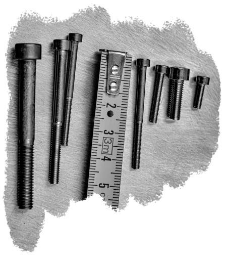 M3x8 KONOPNÁ POMOCNÁ SKRUTKA INOX, NEREZ NEREZ A2 912 (50)