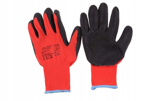 Pracovné rukavice Rukavice potiahnuté latexom REDLATEX Resistant Strong r11