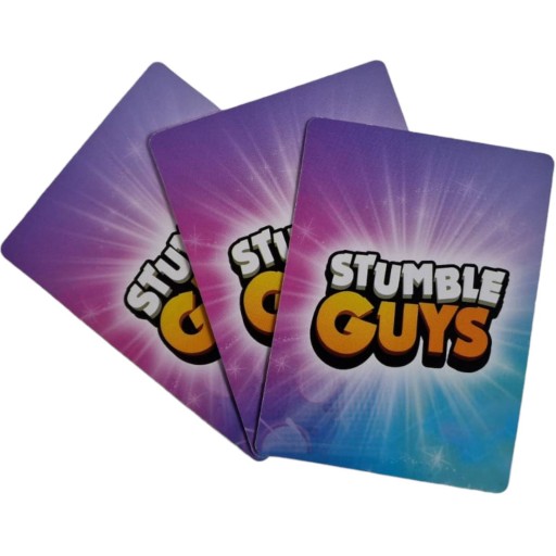 PREKVAPENIE STUMBLE GUYS + 3 ZBERATEĽSKÉ KARTY HERNÁ TAŠKA -