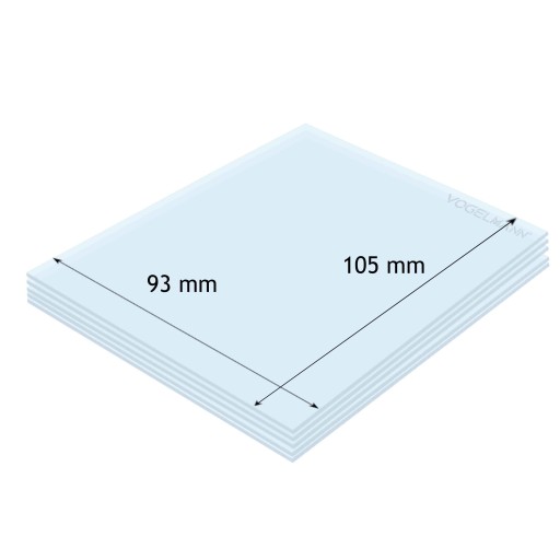 Vogelmann Ochranné PVC sklo 93x105mm (5ks)