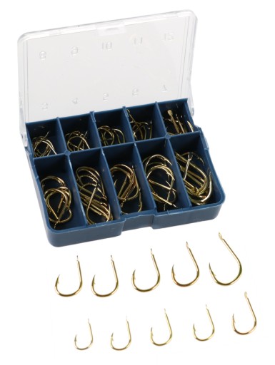 HOOKS Gold Sada 70 háčikov v 10 veľkostiach