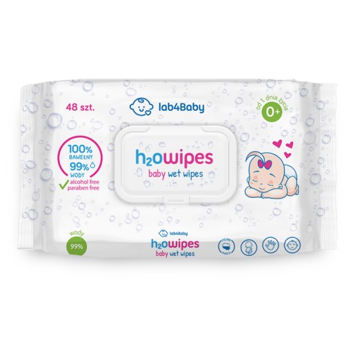 Alg Pharma h2o Baby vlhčené obrúsky 48 kusov