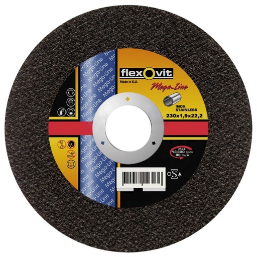 FLEXOVIT A36V T41/80 Kotúč rezný 230mm KOV INOX OCEL 230x1,9x22,2mm