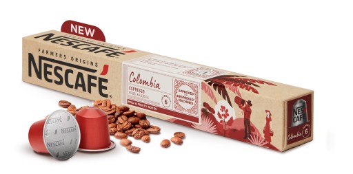 Nespresso kapsule Nescafe Farmers Colombia Espresso 10 ks.