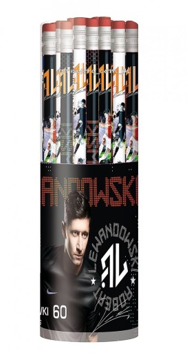 TRADIČNÁ HB ceruzka S GUMA ROBERT LEWANDOWSKI RÔZNE DIZAJNY
