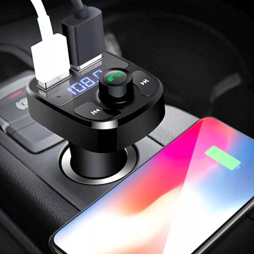 Bluetooth FM vysielač MP3 nabíjačka do auta