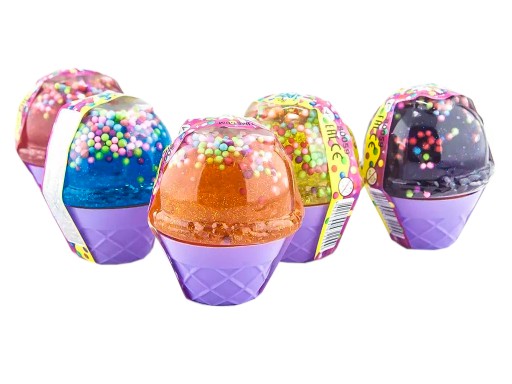 Slizový plastový gél Ice Cream Glutek Neon Anti-stress 70ml
