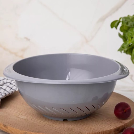 CEDNÍK 26cm ŠEDÝ kuchynský okrúhly
