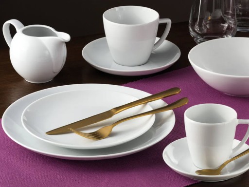 Hlboký tanier 18 cm biely porcelán Boss LUBIANA