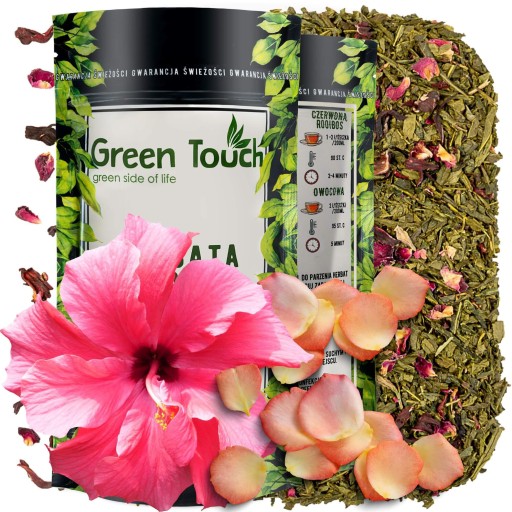 Zelený čaj sencha PINK LADY rose cherry 50g