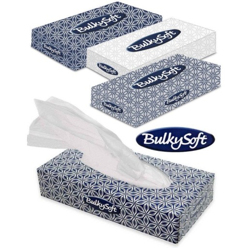 BulkySoft 2w celulózové utierky biele (100)