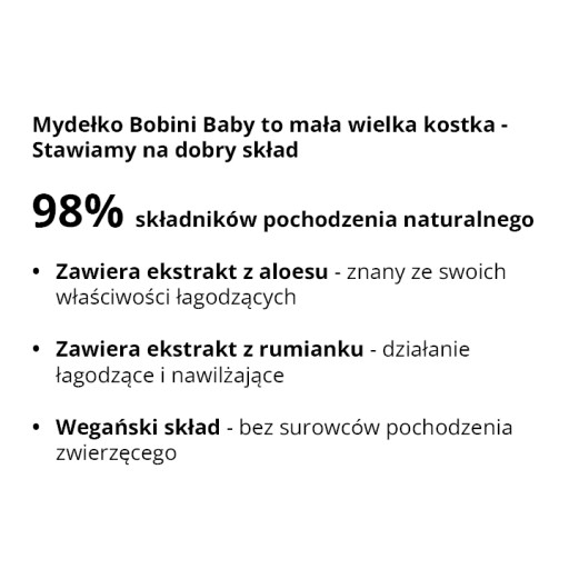 Bobini detské barové mydlo pre deti 90g