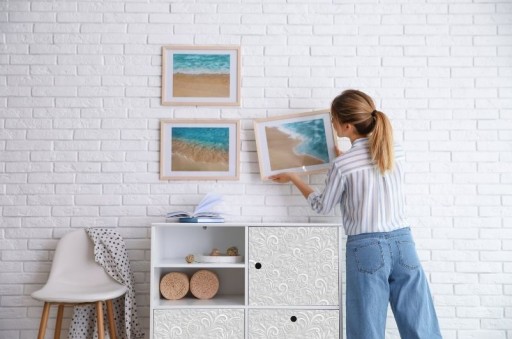 45 cm Sivá dekoratívna nábytková dyha