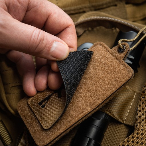 Nášivka na znak AR-15 223/5,56 laserom rezaný Coyote/Black M-Tac