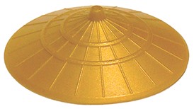Lego Nová čiapka Pearl Gold Ázijský kónický ázijský ninja klobúk 93059