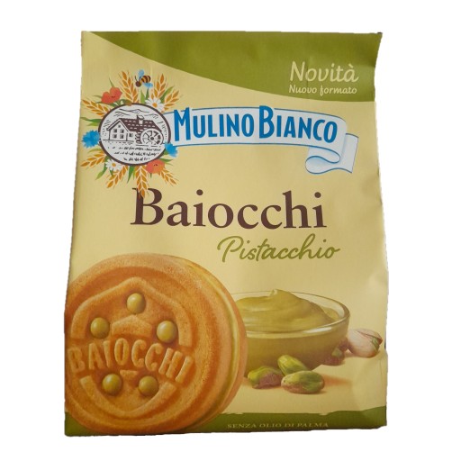 Baiocchi talianske sušienky s pistáciovým krémom 240g