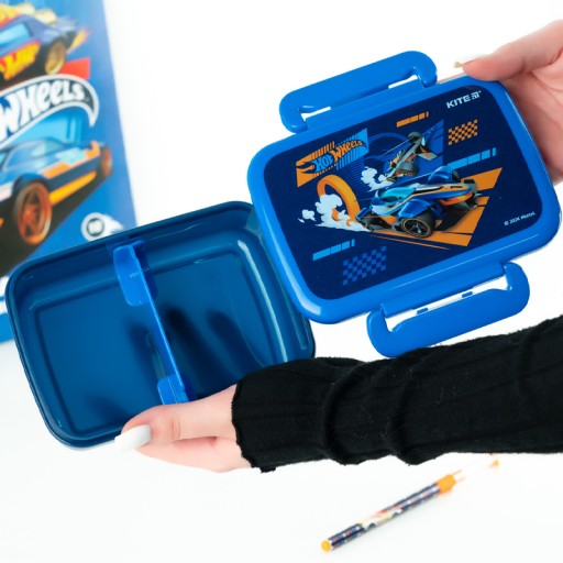 LUNCHBOX S PRIESTORMI DO ŠKOLY 420ml HOT WHEELS KITE