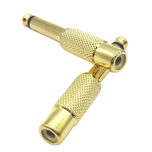 ADAPTÉR KONEKTOR 6.3 RCA CINCH ZÁSUVKA NAKAMICHI