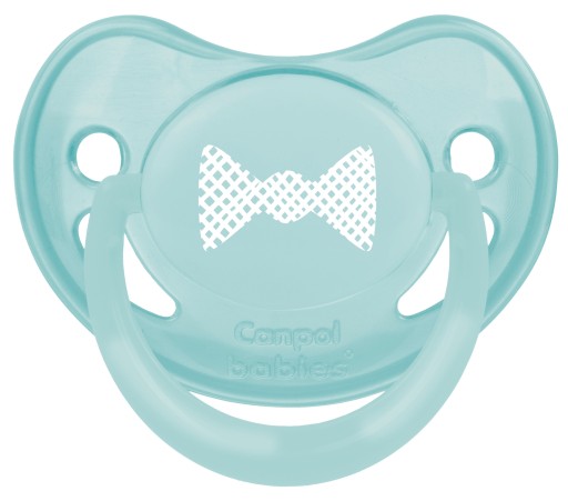 Canpol baby anatomický silikónový cumlík 18 m + zelený 22/421