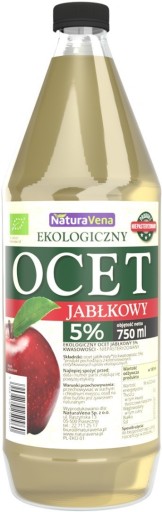 Jablčný ocot 5% BIO 750 ml Naturavena