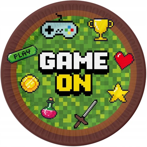 Hra ON MINECRAFT masky PLAYER OKULIARE HERNÁ PÁRTY narodeninová oslava 6 ks