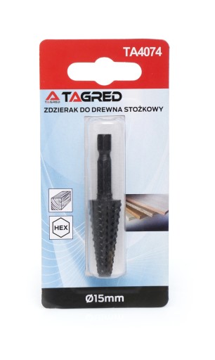 KUŽELOVÁ RÝPAČKA RAŠPĽA NA DREVO 15MM