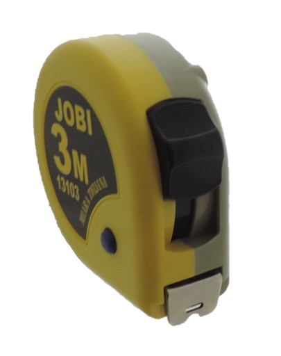 JOBI Zvinovací meter, oceľový, 3 m