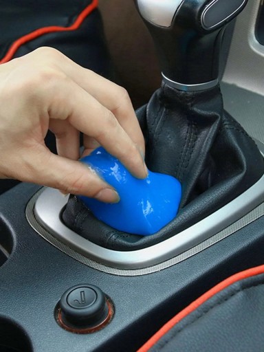 GÉLOVÝ ČISTIČ GUMY ELASTIN NA ČISTENIE KOKPITU AUTA A KLÁVESNICE TELEFÓNU