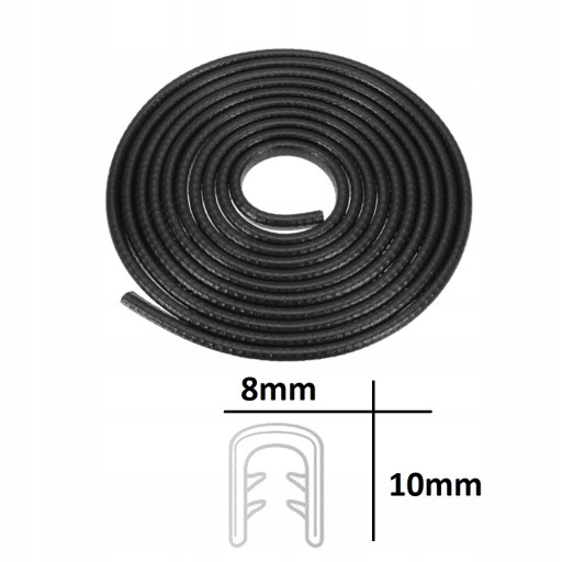 SILNÉ VYZTUŽENÉ TESNENIE HRANA NA HRONE PÁSU 10 mm x 8 mm x 5 m