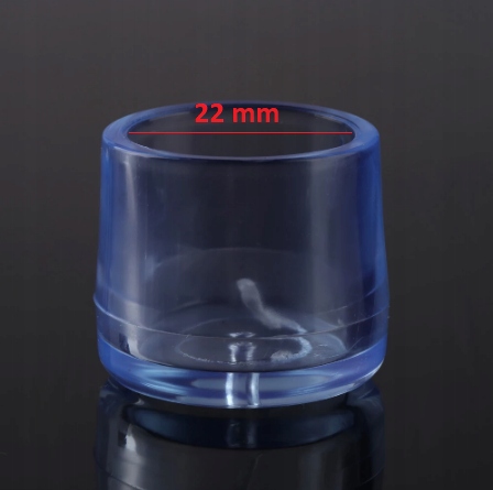 Poťahy nôh na stoličky Silikónové okrúhle ochranné kryty 22 mm x 4