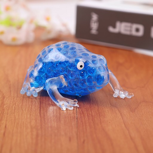 GNIOTEK GEL FAREBNÝ ŽABA ANTISTRESOVÝ SENZORY SQUISH PRANK JOKE