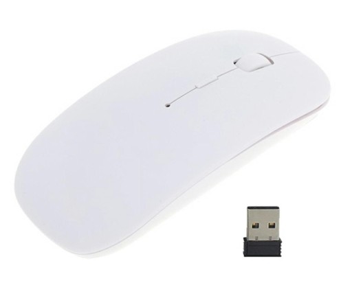 BEZDRÔTOVÁ TENKÁ MYŠ, USB OPTICKÁ WIFI MYŠ