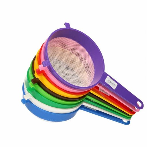 Plastové KUCHYNSKÉ SITKO hrubé sitko, 12 cm, farby