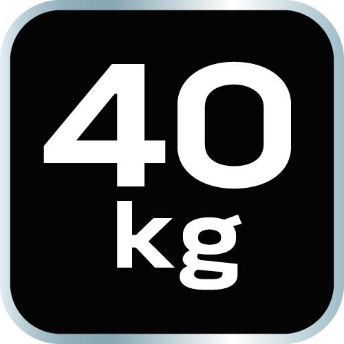 Jednoduchá sklenená prísavka, 40 kg