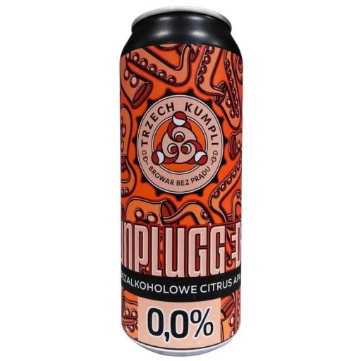 Pivo Unplugged Nitro Citrus l Browar Trzech Kumpli APA 500 ml KAN.