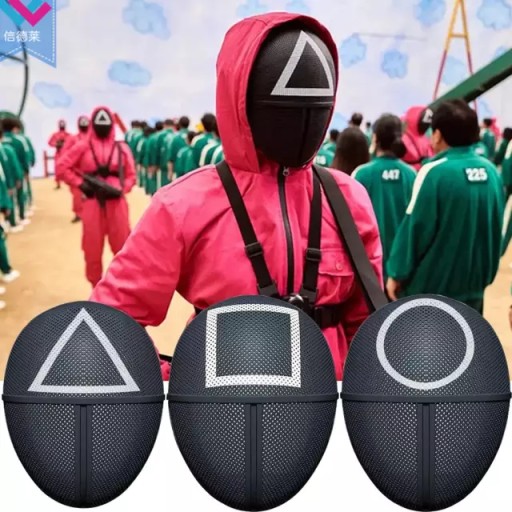 Squid Game Mask Outfit Cosplay Kostým Halloween PL