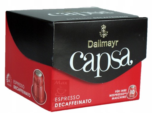 Kapsuly DALLMAYR NESPRESSO Espresso Decaffeinato