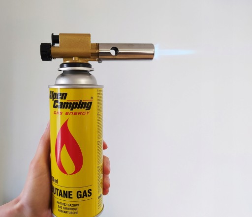 plynový horák s výkonom 1300W