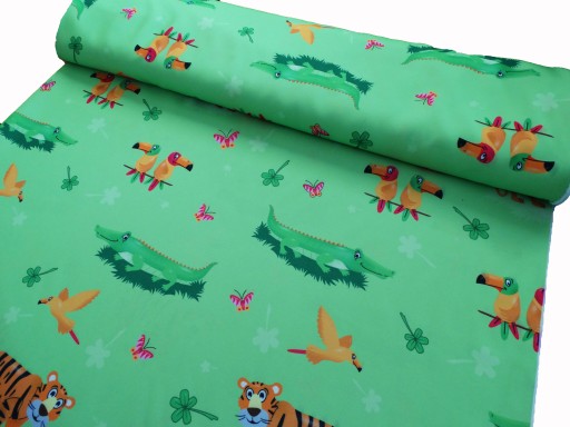 MG záves LÁTKA TIGERS ZELENÁ M04/01 Poľ