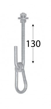 HÁKOVÁ KĽÚČKA HOÝVKA MONTÁŽ SINGLE B M12 130mm