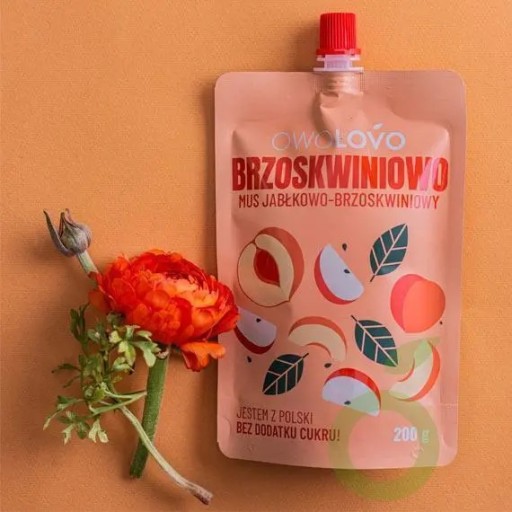 OWOLOVO Ovocná pena pre deti BRZOSWKINIOWO 200g