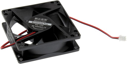 Ventilátor 80x80x25mm 12V Ventilátor 8 Ventilátor 2Pin Ložisko