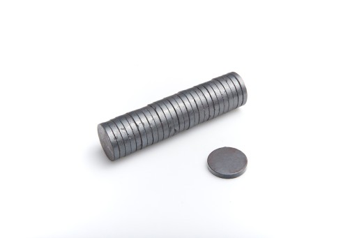 Cylindrický feritový magnet MW 20x3 F30, sada 50 kusov