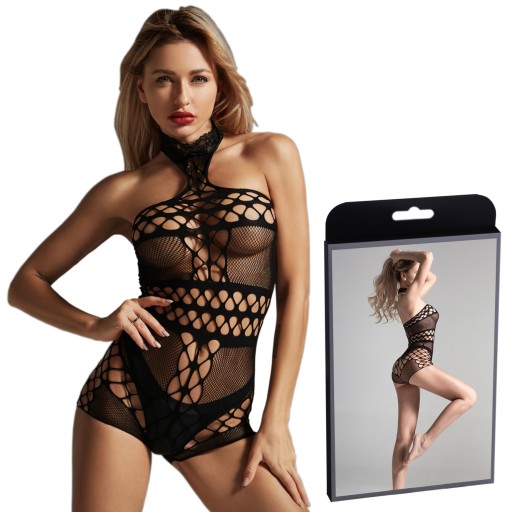 Erotická spodná bielizeň Body s otvorom, Bodystocking
