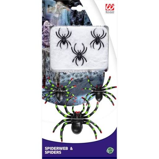 SET SPIDER WEB A SPIDERS
