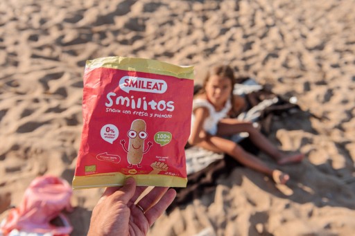 Kukuričné lupienky Snack NA PRECHÁDZKU DO KOČÍKU Jahodový banán 25g