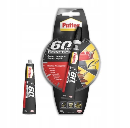 PATTEX GLUE 60 SECONDS 20G SILNÉ INSTANT