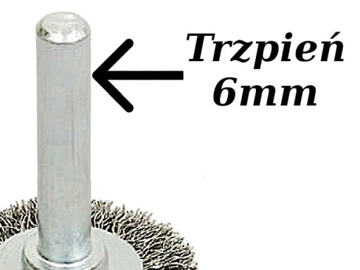 DRÔTENÁ KOTÚČOVÁ KEFA NA VŔTAČKU S DRŽIKOM SZCZOTPOL 50 mm PL